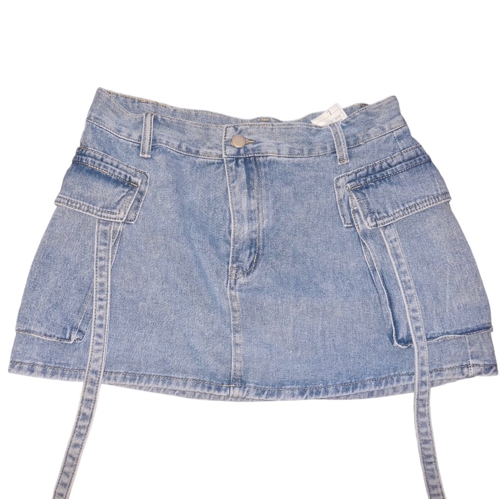 Shein Denim Mini Skirt Size L